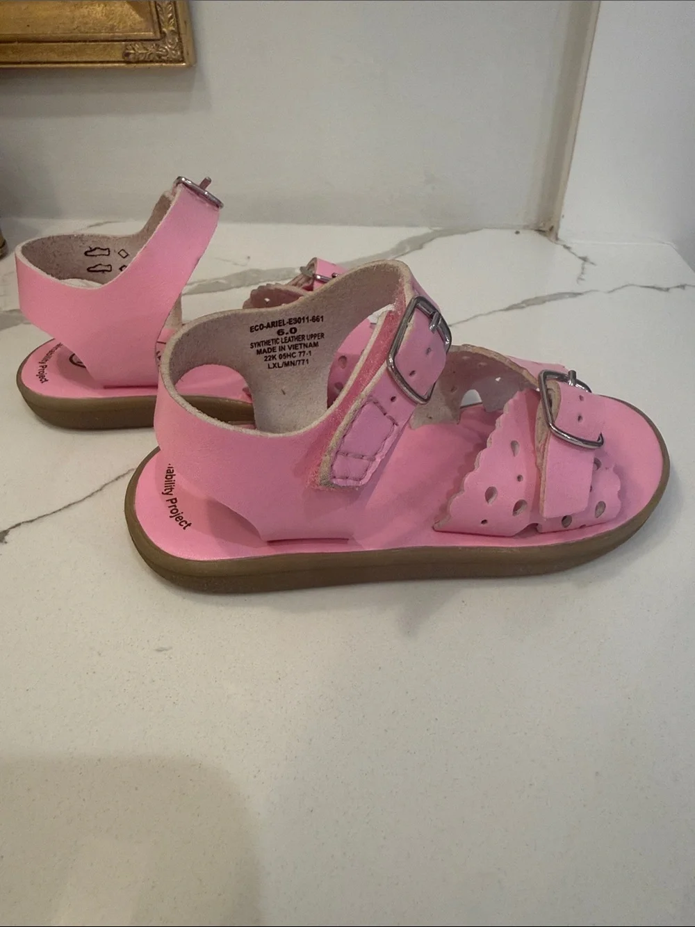 Footmates Eco-Ariel in Bubblegum Micro Size 6